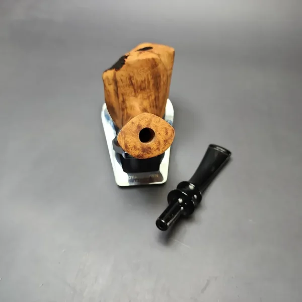 Nording Black Grain Smooth Freehand Estate Briar Pipe, Unsmoked - Image 11