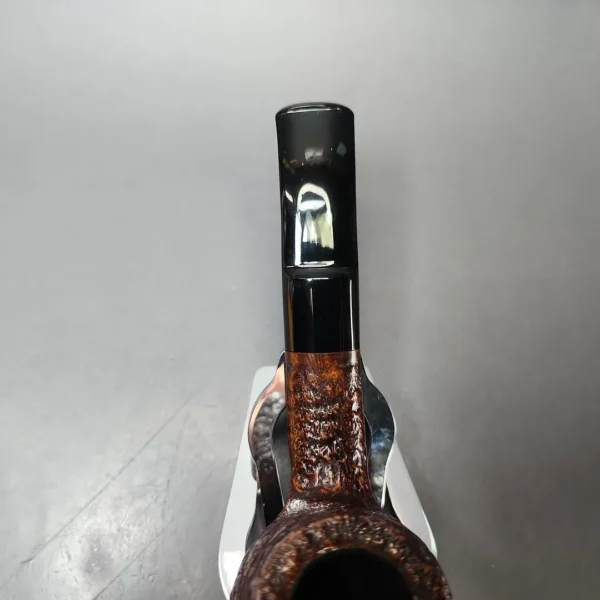HS Studio Sandblasted Volcano Estate Briar Pipe, Unsmoked - Image 5