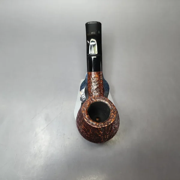 HS Studio Sandblasted Volcano Estate Briar Pipe, Unsmoked - Image 6