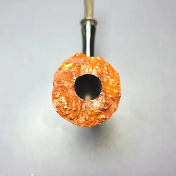 la Biota Sandblasted Ballerina Dublin w/ Horn Handmade Briar Pipe, New - Image 6