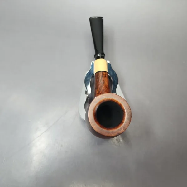 MBSD Briars by Vitale Sienna Contrast Smooth Billiard w/ Boxwood Briar Pipe, New - Image 6