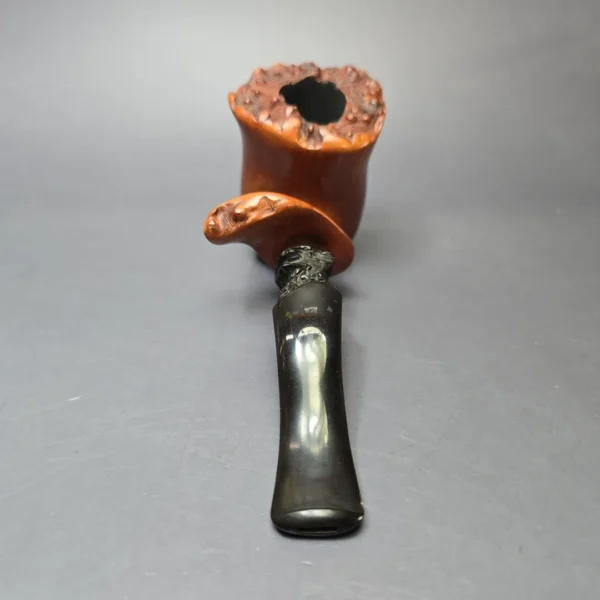 Micoli (Robert Burns) Smooth Freehand Estate Briar Pipe, Unsmoked - Image 6