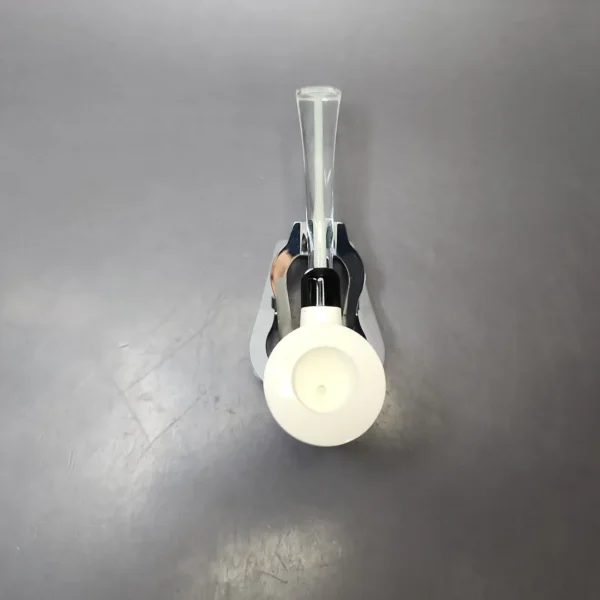 Smooth Dublin w/ Translucent Stem & Case Estate Block Meerschaum Pipe, Unsmoked - Image 7