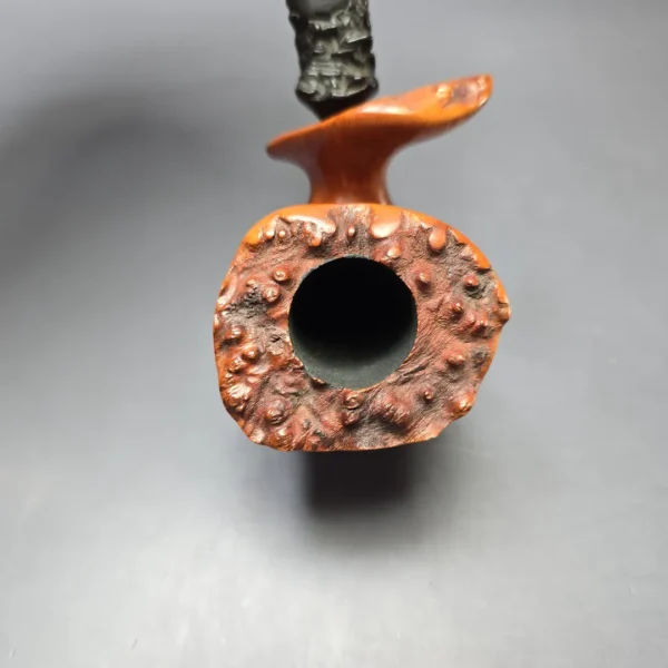 Micoli (Robert Burns) Smooth Freehand Estate Briar Pipe, Unsmoked - Image 7