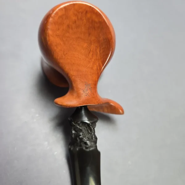 Micoli (Robert Burns) Smooth Freehand Estate Briar Pipe, Unsmoked - Image 8