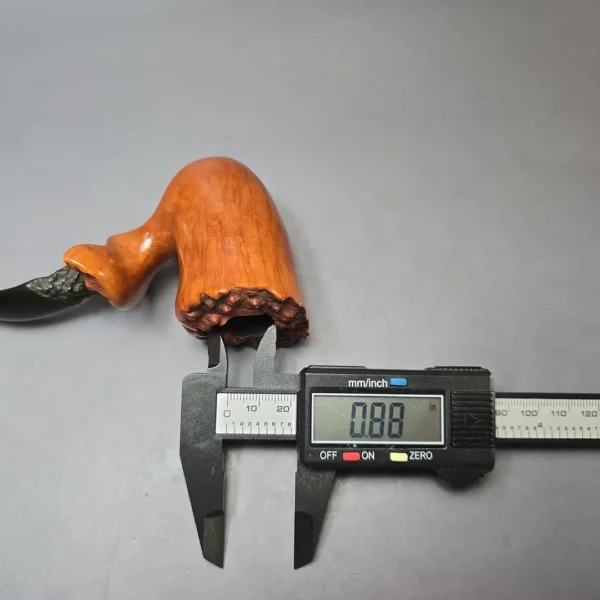 Micoli (Robert Burns) Smooth Freehand Estate Briar Pipe, Unsmoked - Image 10