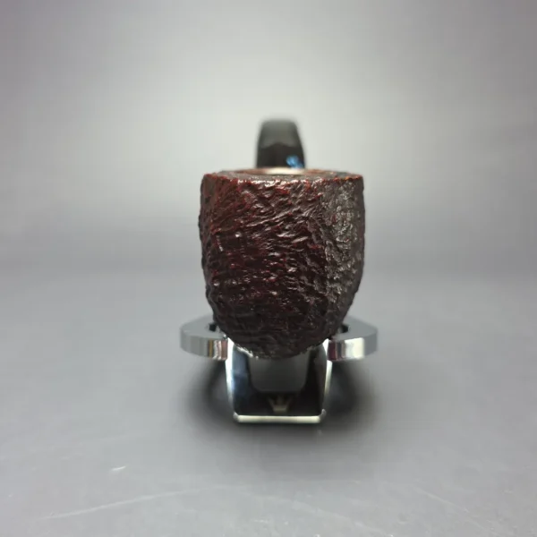 Sasieni 4 Dot Ruff Root Dark 5 Sandblasted Pot Estate Briar Pipe, English Estates - Image 3