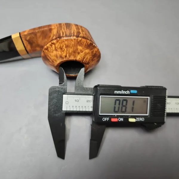 Marek Kando Smooth Wide Shank Bulldog w/ Oak Estate Briar Pipe, Other Estates - Image 9