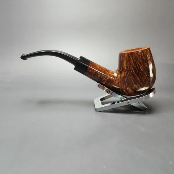 James Upshall P Grade EXL Smooth Bent Billiard Estate Briar Pipe, Unsmoked - Image 7