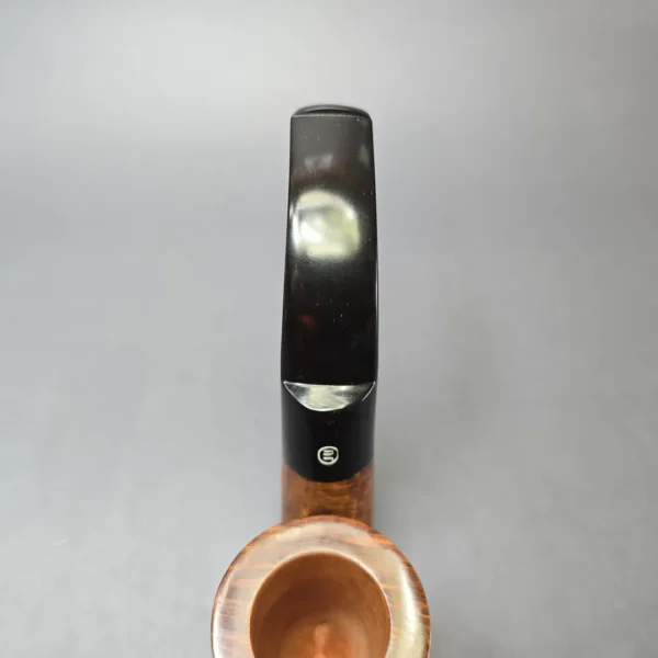 James Upshall (c. 1980s) P Grade Smooth Oom Paul Sitter Estate Briar Pipe, Unsmoked - Image 6