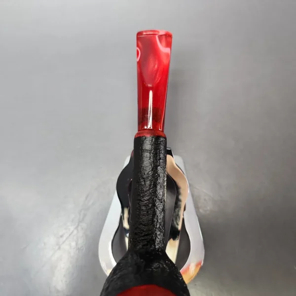 Cesare Barontini Vulcano 02 Partially Sandblasted Liverpool Estate Briar Pipe, Unsmoked, 9mm - Image 5