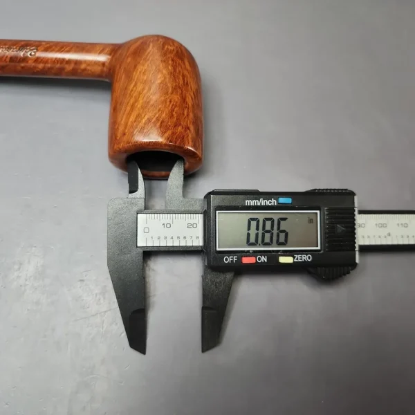 Edward's XL Smooth Liverpool w/ Acrylic Estate Briar Pipe, American Estates - Image 9