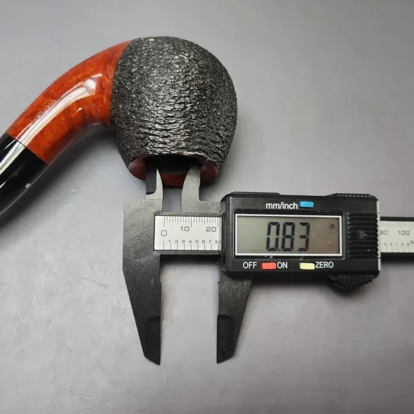 Vauen Giant 419 Partially Rusticated Brandy Estate Briar Pipe, Unsmoked - Image 9