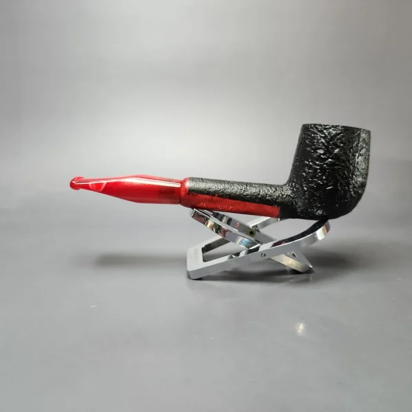 Cesare Barontini Vulcano 02 Partially Sandblasted Liverpool Estate Briar Pipe, Unsmoked, 9mm - Image 7