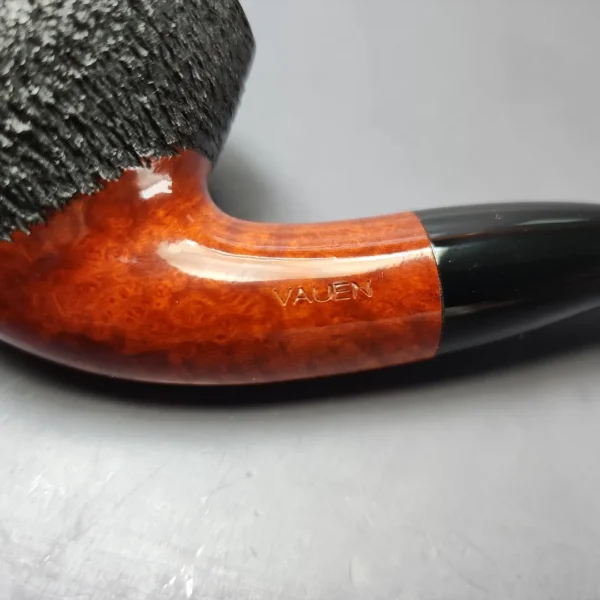 Vauen Giant 419 Partially Rusticated Brandy Estate Briar Pipe, Unsmoked - Image 10
