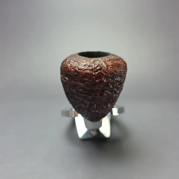 Pete Prevost Sandblasted Acorn w/ Boxwood Estate Briar Pipe, American Estates - Image 3