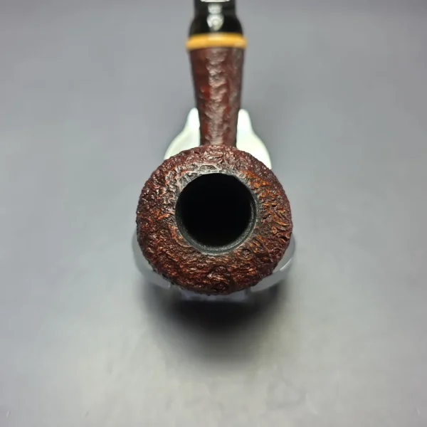 Pete Prevost Sandblasted Acorn w/ Boxwood Estate Briar Pipe, American Estates - Image 6
