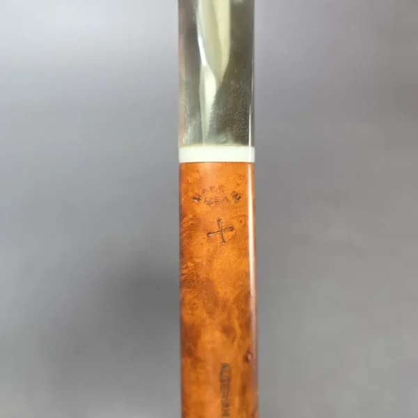 Edward's XL Smooth Canadian w/ Acrylic Estate Briar Pipe, American Estates - Image 11