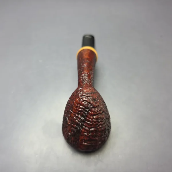 Pete Prevost Sandblasted Acorn w/ Boxwood Estate Briar Pipe, American Estates - Image 7