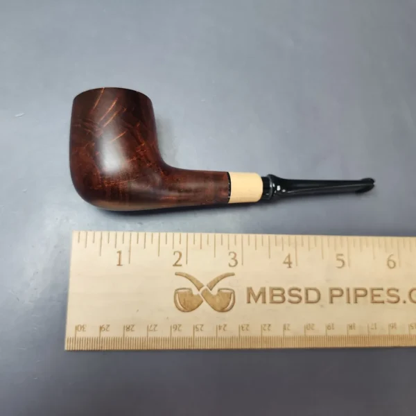 MBSD Briars by Vitale Sienna Contrast Smooth Billiard w/ Boxwood Briar Pipe, New - Image 8