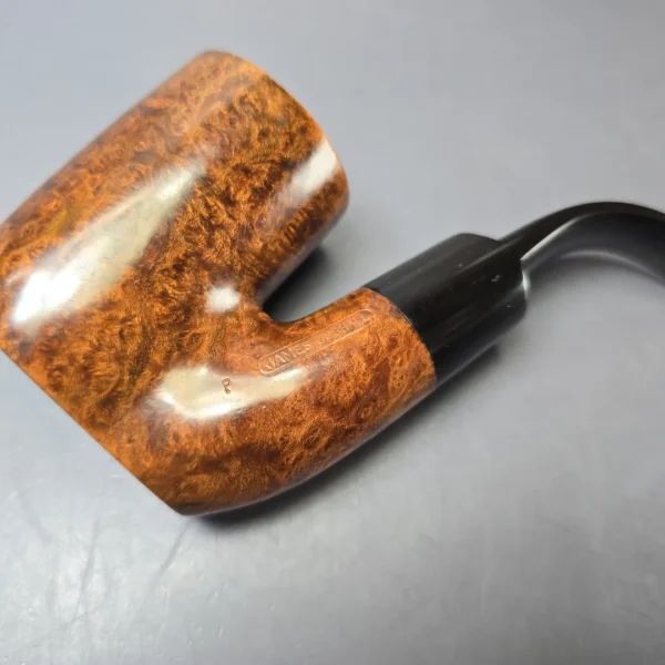 James Upshall (c. 1980s) P Grade Smooth Oom Paul Sitter Estate Briar Pipe, Unsmoked - Image 7