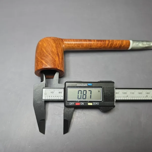 Edward's XL Smooth Canadian w/ Acrylic Estate Briar Pipe, American Estates - Image 13