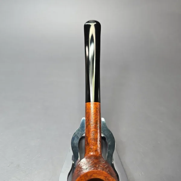 Wolff Pipes Midcentury Contrast Sandblasted Billiard Handmade Briar Pipe, New - Image 6