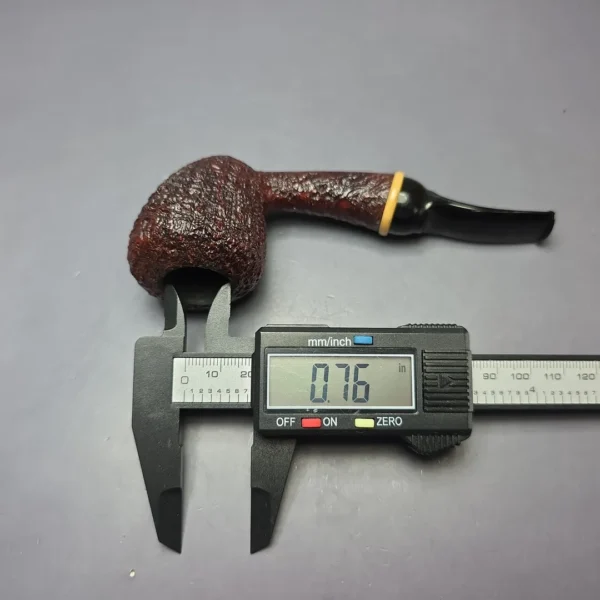 Pete Prevost Sandblasted Acorn w/ Boxwood Estate Briar Pipe, American Estates - Image 10