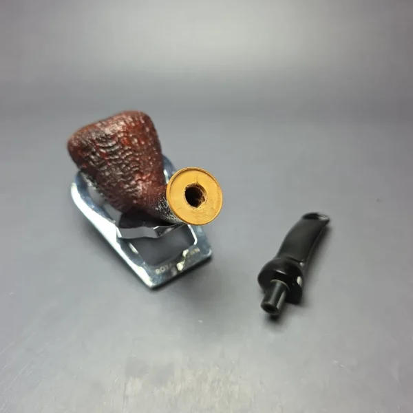Pete Prevost Sandblasted Acorn w/ Boxwood Estate Briar Pipe, American Estates - Image 11
