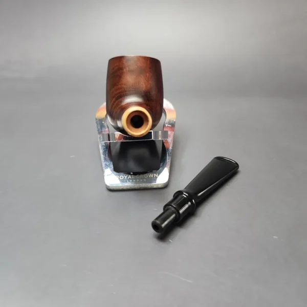 MBSD Briars by Vitale Sienna Contrast Smooth Billiard w/ Olivewood Briar Pipe, New - Image 12