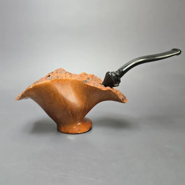 Micoli (Robert Burns) Smooth Freehand Sitter Estate Briar Pipe, Unsmoked - Image 3