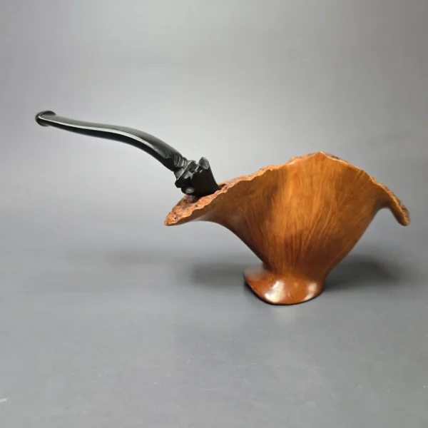 Micoli (Robert Burns) Smooth Freehand Sitter Estate Briar Pipe, Unsmoked - Image 5