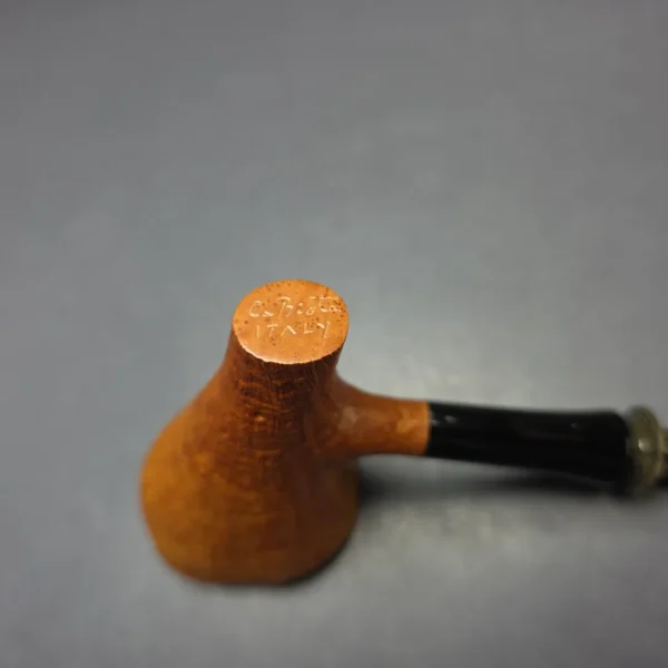la Biota Sandblasted Ballerina Dublin w/ Horn Handmade Briar Pipe, New - Image 9