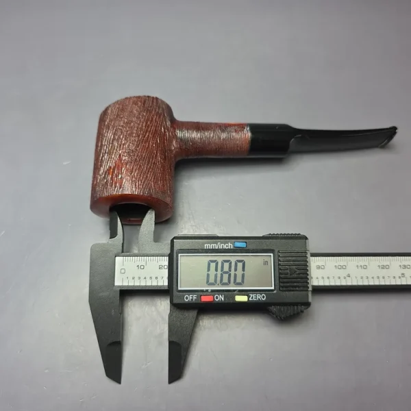 Stanwell Brushed Partially Rusticated Poker Estate Briar Pipe Unsmoked, 9mm - Image 9