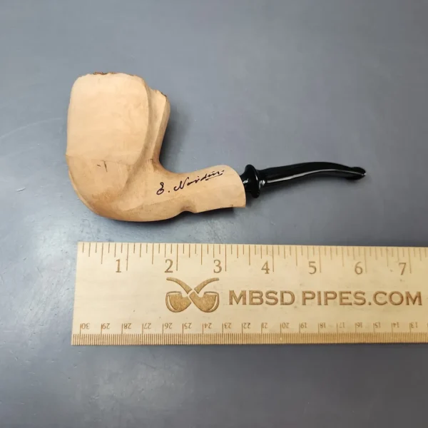 Nording Handmade Smooth Estate Briar Pipe, Unsmoked - Image 8