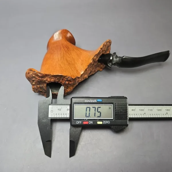 Micoli (Robert Burns) Smooth Freehand Sitter Estate Briar Pipe, Unsmoked - Image 10