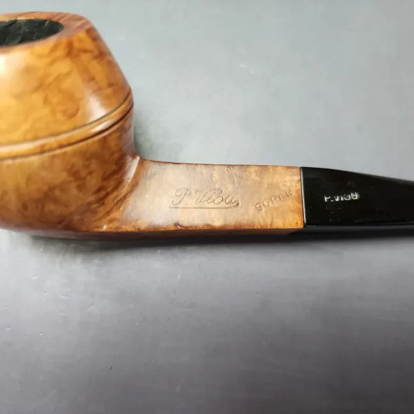 P. Viou Super Bruyere Extra 750 Smooth Bulldog Estate Briar Pipe, French Estates - Image 10