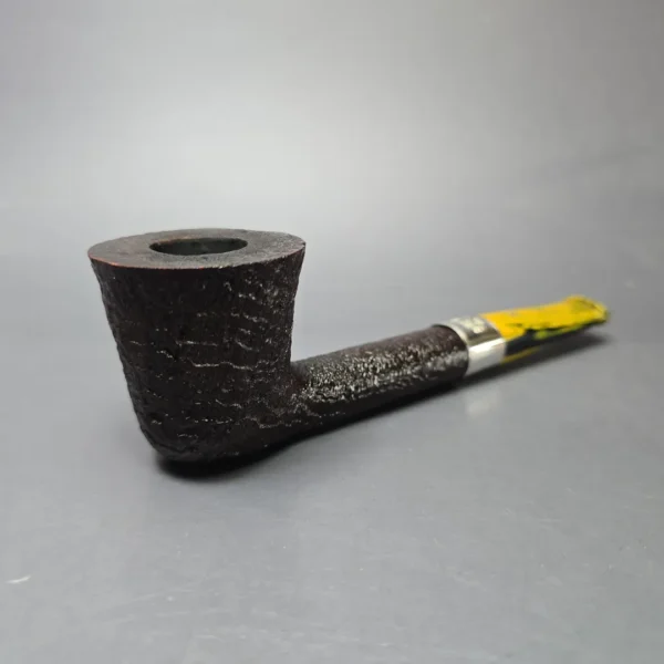 Ashton 2021 Brindle XXX Sandblasted Dublin w/ Silver Estate Briar Pipe, English Estates - Image 3
