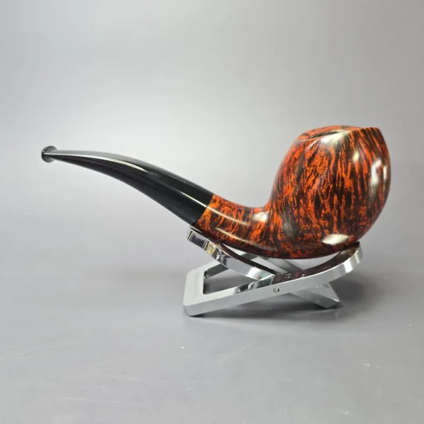 Herriot Pipes Smooth Asymmetric Egg Handmade Briar Pipe, New - Image 4