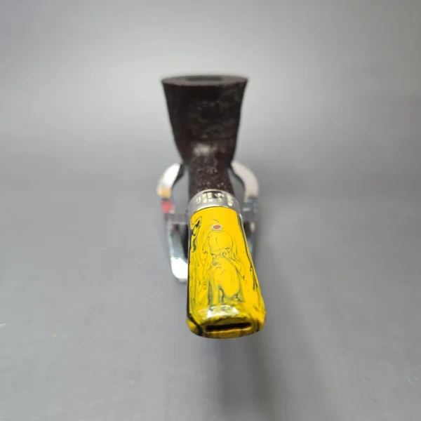 Ashton 2021 Brindle XXX Sandblasted Dublin w/ Silver Estate Briar Pipe, English Estates - Image 7