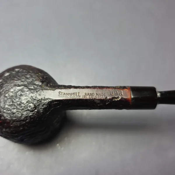 Stanwell c.1960s 89R Hand Made Sandblasted Pot Estate Briar Pipe, Danish Estates - Image 8