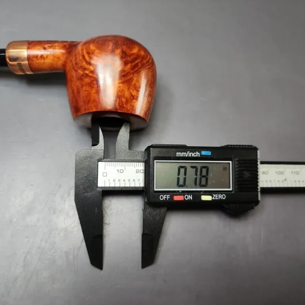 4th Generation (by Ascorti) Forza Fiano 1931 Smooth Apple Estate Briar Pipe, Unsmoked - Image 9