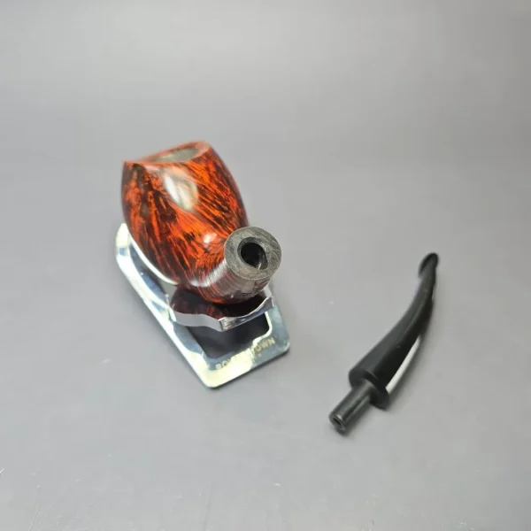 Herriot Pipes Smooth Asymmetric Egg Handmade Briar Pipe, New - Image 11