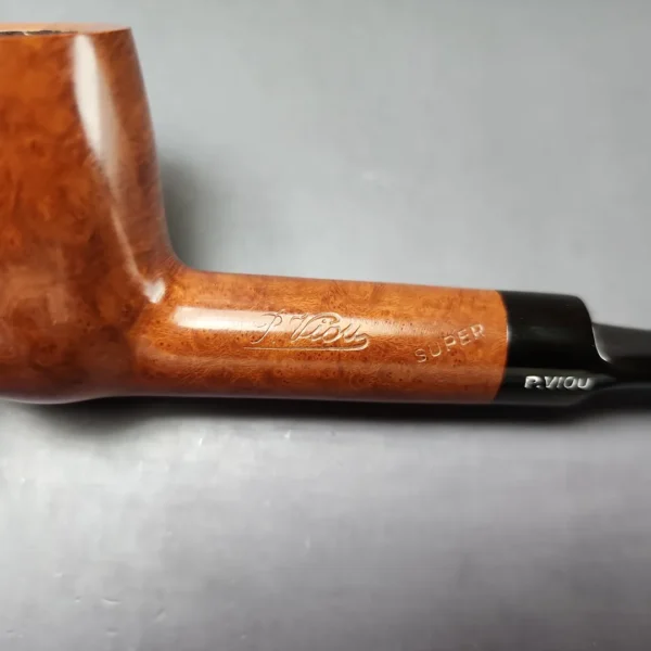 P. Viou Super Bruyere Extra 140 S Smooth Billiard Estate Briar Pipe, French Estates - Image 10