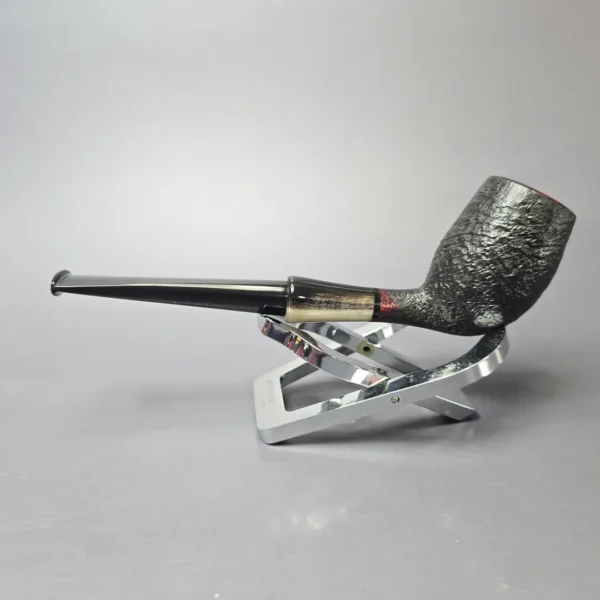 Herriot Pipes Partially Sandblasted Cutty w/ Horn Briar Pipe, Unsmoked - Image 4