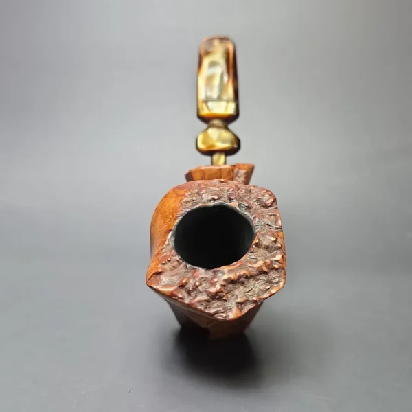 Preben Holm Fancy Sandblast Freehand Sitter Estate Briar Pipe, Danish Estates - Image 3