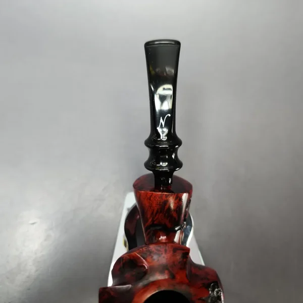 Nording Fantasy Partially Rusticated Freehand Estate Briar Pipe, Unsmoked - Image 5