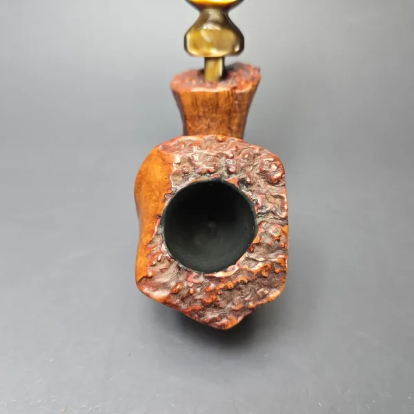 Preben Holm Fancy Sandblast Freehand Sitter Estate Briar Pipe, Danish Estates - Image 4
