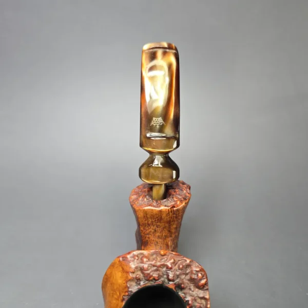 Preben Holm Fancy Sandblast Freehand Sitter Estate Briar Pipe, Danish Estates - Image 5