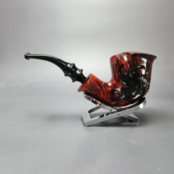 Nording Fantasy Partially Rusticated Freehand Estate Briar Pipe, Unsmoked - Image 7